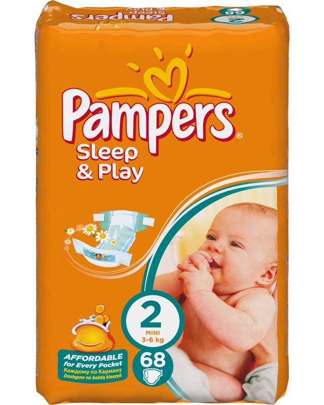Pampers Sleep & Play 2 - Mini -          3  6 kg - 