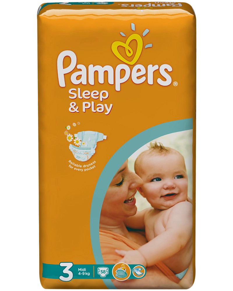 Pampers Sleep & Play 3 - Midi -          4  9 kg - 