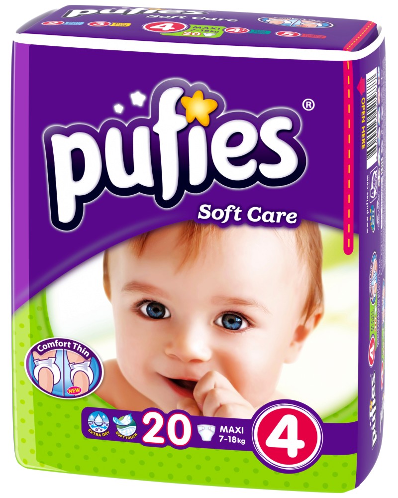 Pufies Soft Care - Maxi -          7  18 kg - 