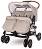 Бебешка количка за близнаци Lorelli Twin 2021 - С 2 броя покривала за крачета и чанта - 