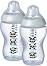 Бебешки шишета Tommee Tippee Easi Vent - 2 броя x 340 ml от серията "Closer to Nature", 3+ м - 