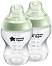 Бебешки шишета Tommee Tippee - 2 броя x 260 ml, от серията Closer to Nature, 0+ м - 