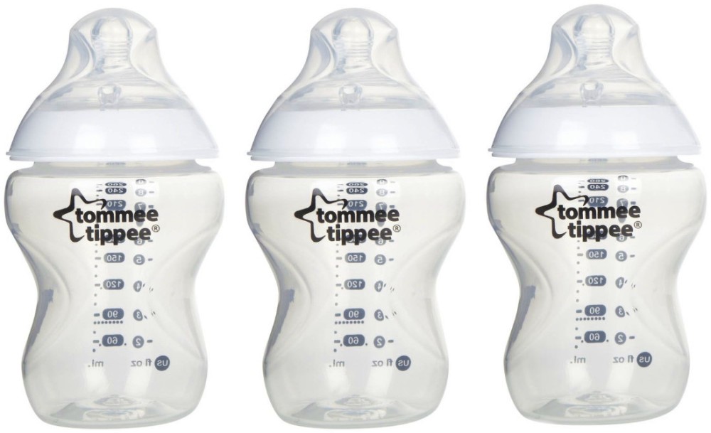   Tommee Tippee - 3  x 260 ml,   Closer to Nature, 0+  - 
