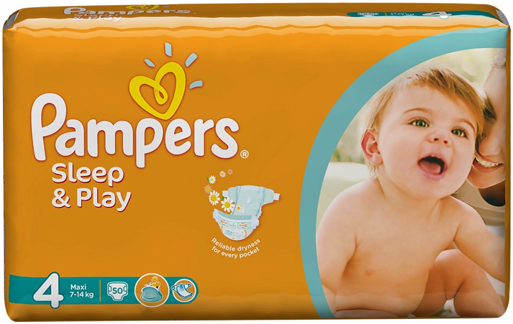 Pampers Sleep & Play 4 - Maxi -          7  14 kg - 