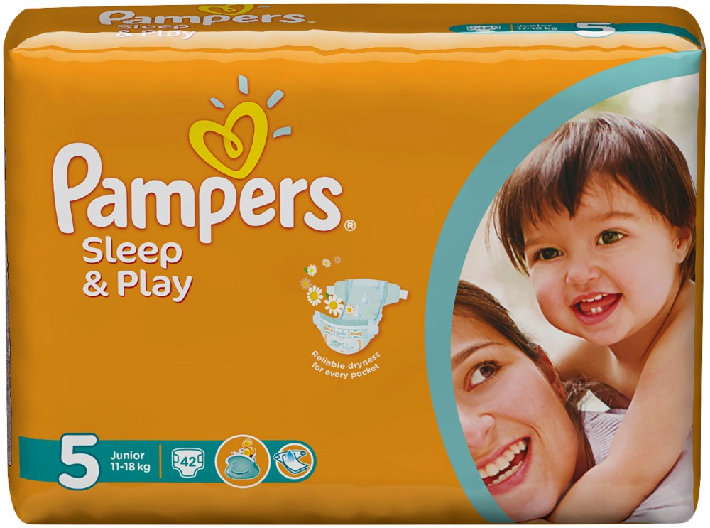 Pampers Sleep & Play 5 - Junior -          11  18 kg - 