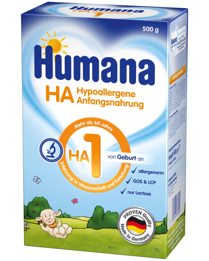    : Humana HA 1 -   500 g    0  6  - 