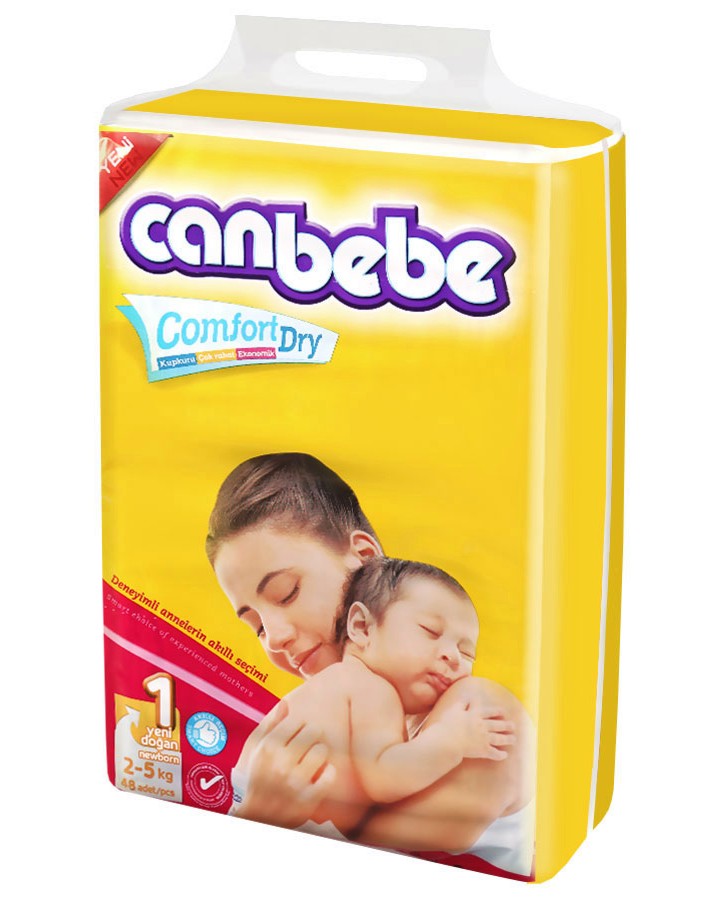 Canbebe Comfort Dry - New Born -          2  5 kg - 