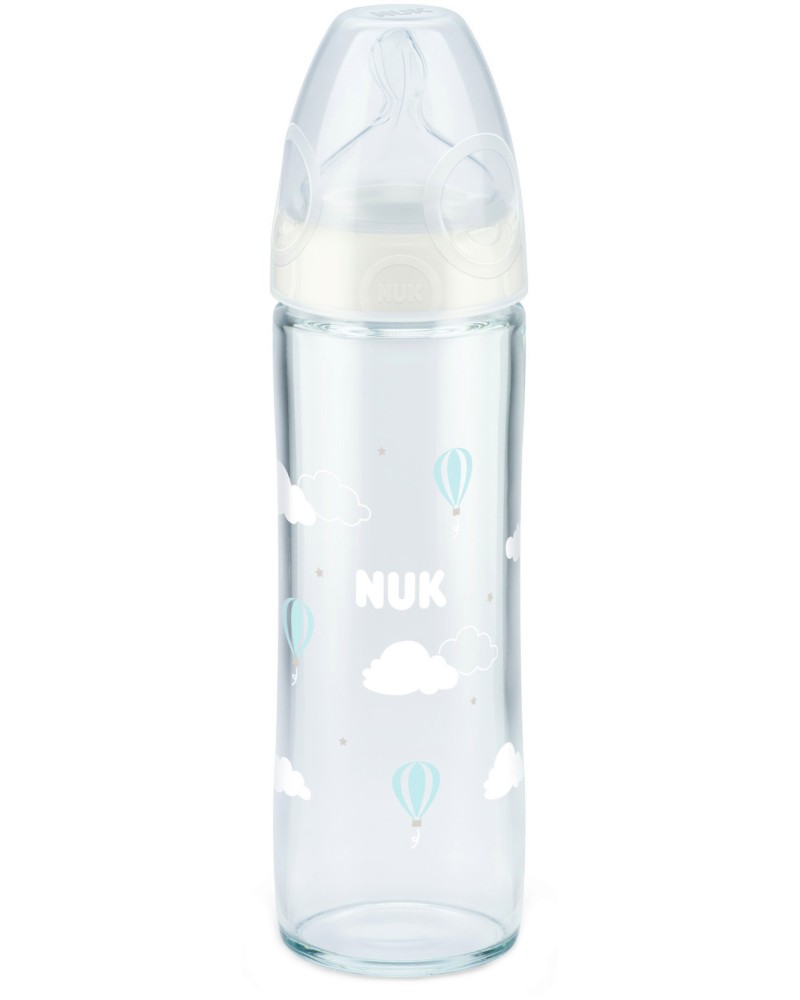    NUK New Classic - 240 ml,   First Choice, 0-6  - 