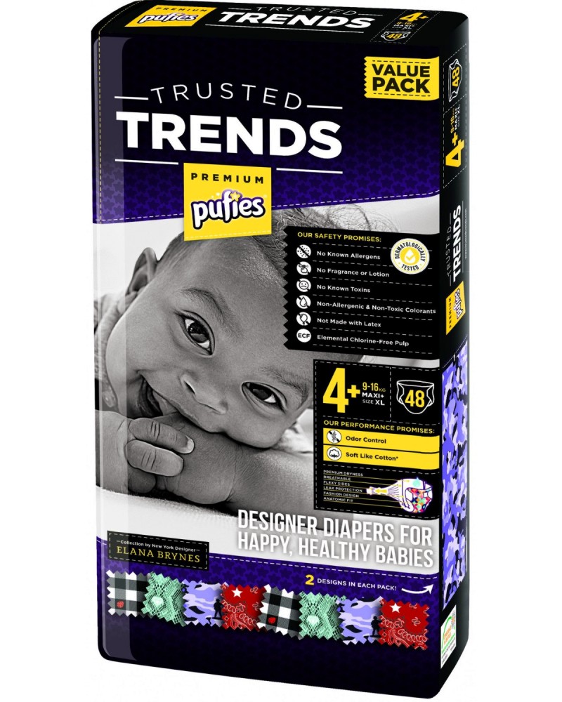Pufies Trusted Trends - Maxi 4+ -          9  16 kg - 