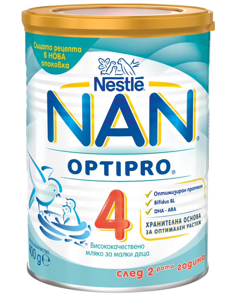        - Nestle NAN OPTIPRO 4 -    400 g  800 g   24  - 