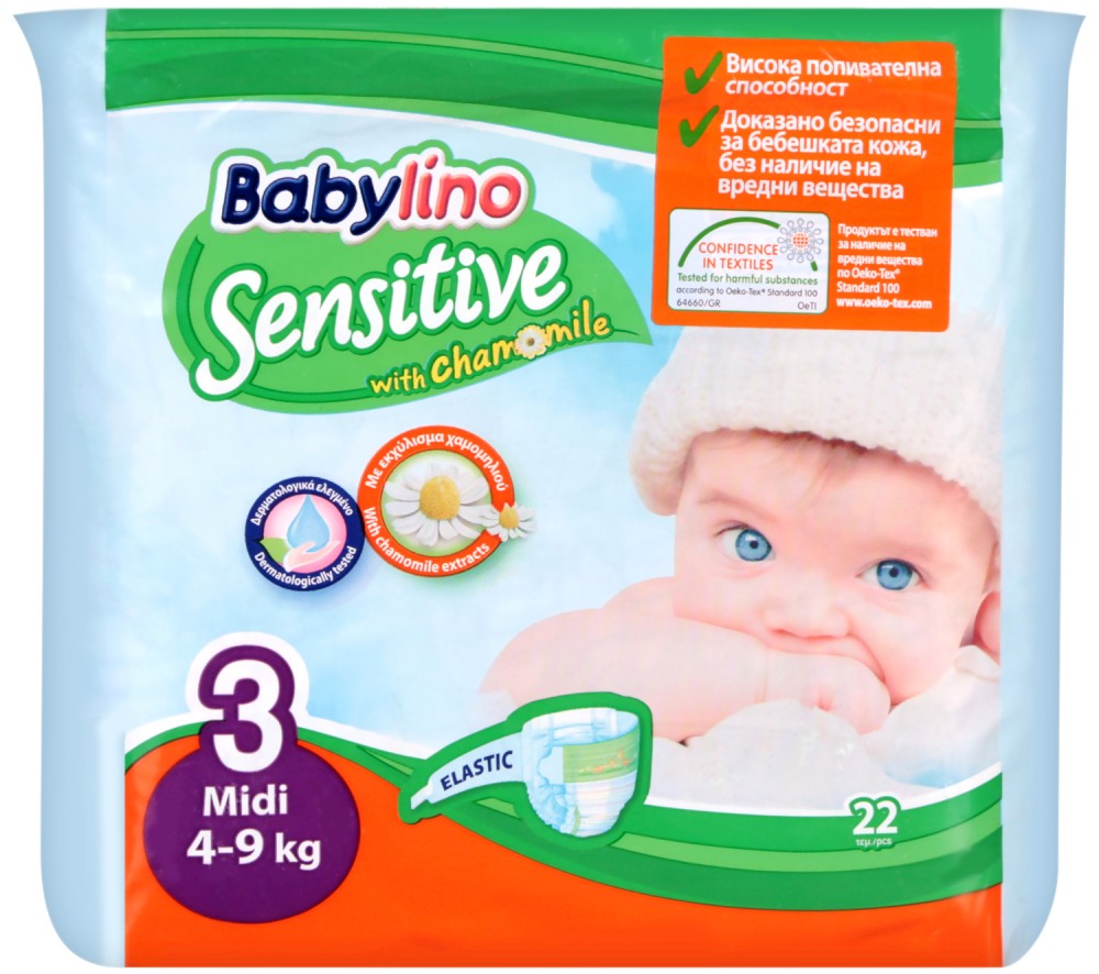  Babylino Sensitive 3 Midi - 22  56 ,   4-9 kg - 