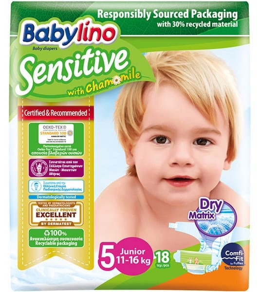  Babylino Sensitive 5 Junior - 18  44 ,   11-16 kg - 