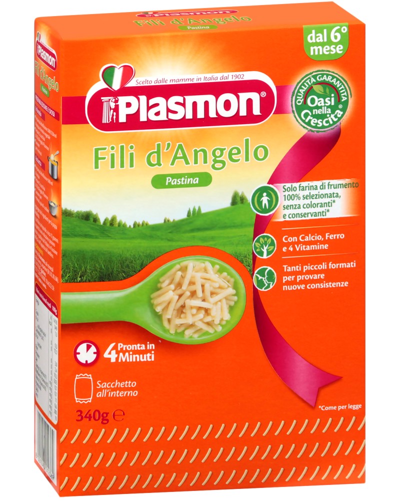   Plasmon Fili d'Angelo - 340 g,  6+  - 