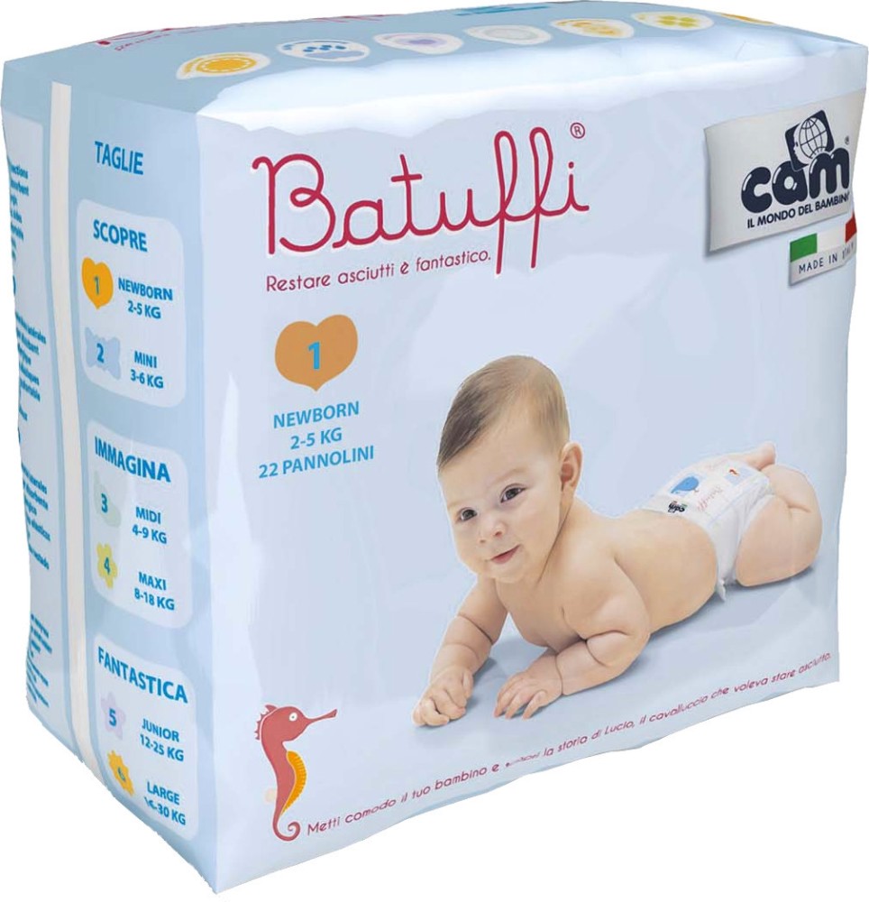 Cam Batuffi - Newborn 1 -          2  5 kg - 
