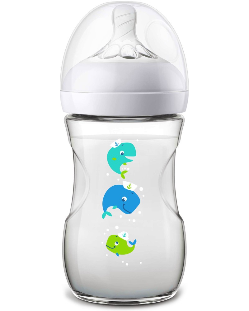   Philips Avent - 260 ml,   Natural, 1+  - 