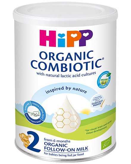     HiPP 2 Organic Combiotic - 350 g,  6+  - 