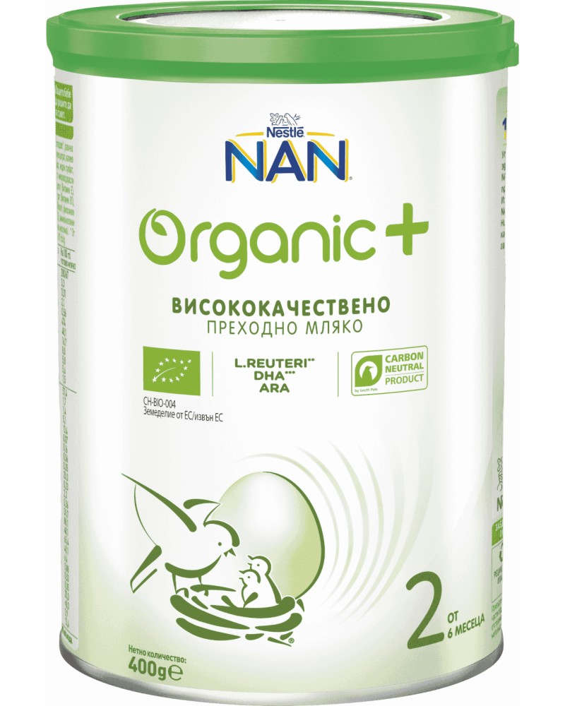     Nestle NAN Organic 2 - 400 g,  6+  - 