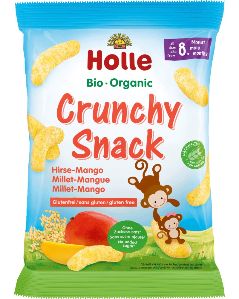       Holle Organic Crunchy Snack - 25 g,  8 +  - 