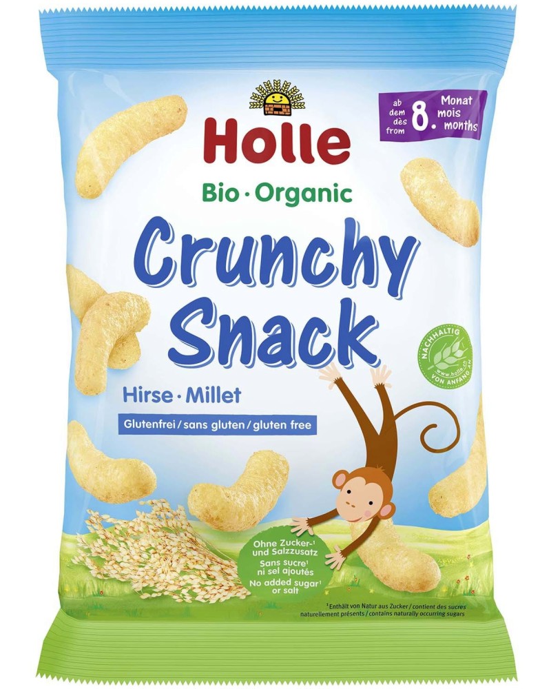     - Organic Crunchy Snack -   25 g    8  - 