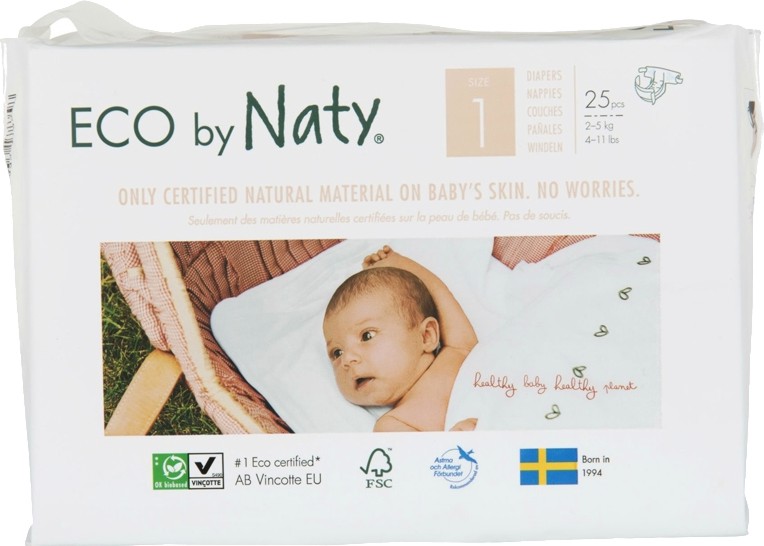 Naty By Nature Babycare - 1 -           2  5 kg - 