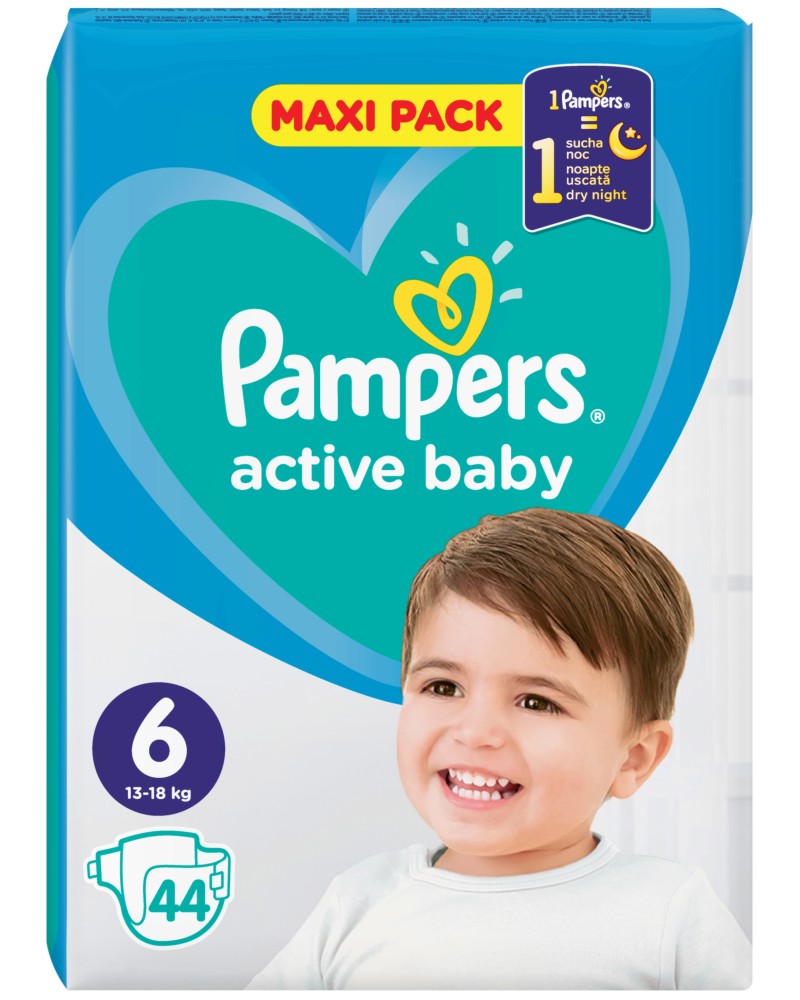 Pampers Active Baby 6 - 44÷96 ,   13-18 kg - 