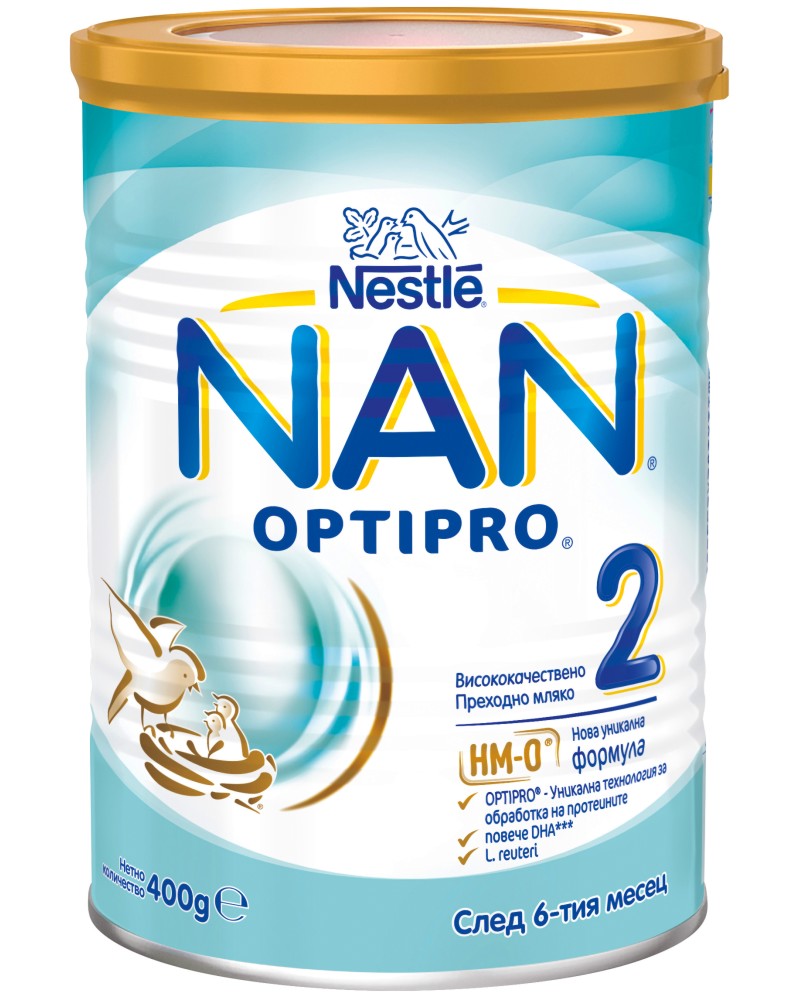    - Nestle NAN OPTIPRO 2 HM-O -    400 g    6  - 