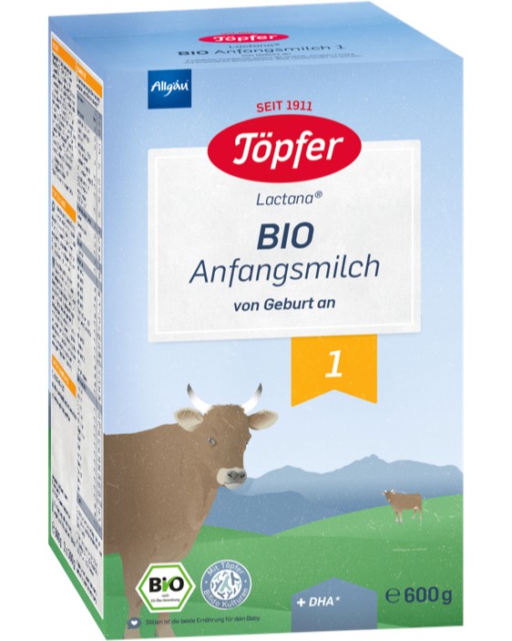      Topfer Lactana Bio 1 - 600 g,   - 