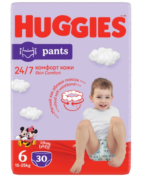  Huggies Pants 6 - 30 ,   15-25 kg,       - 