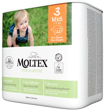   Moltex Pure & Nature 3 Midi - 33 ,  4-9 kg - 