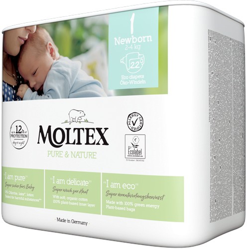   Moltex Pure & Nature 1 Newborn - 22 ,  2-4 kg - 
