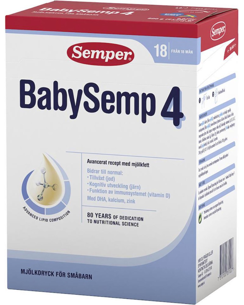      Semper BabySemp 4 - 800 g,  18+  - 