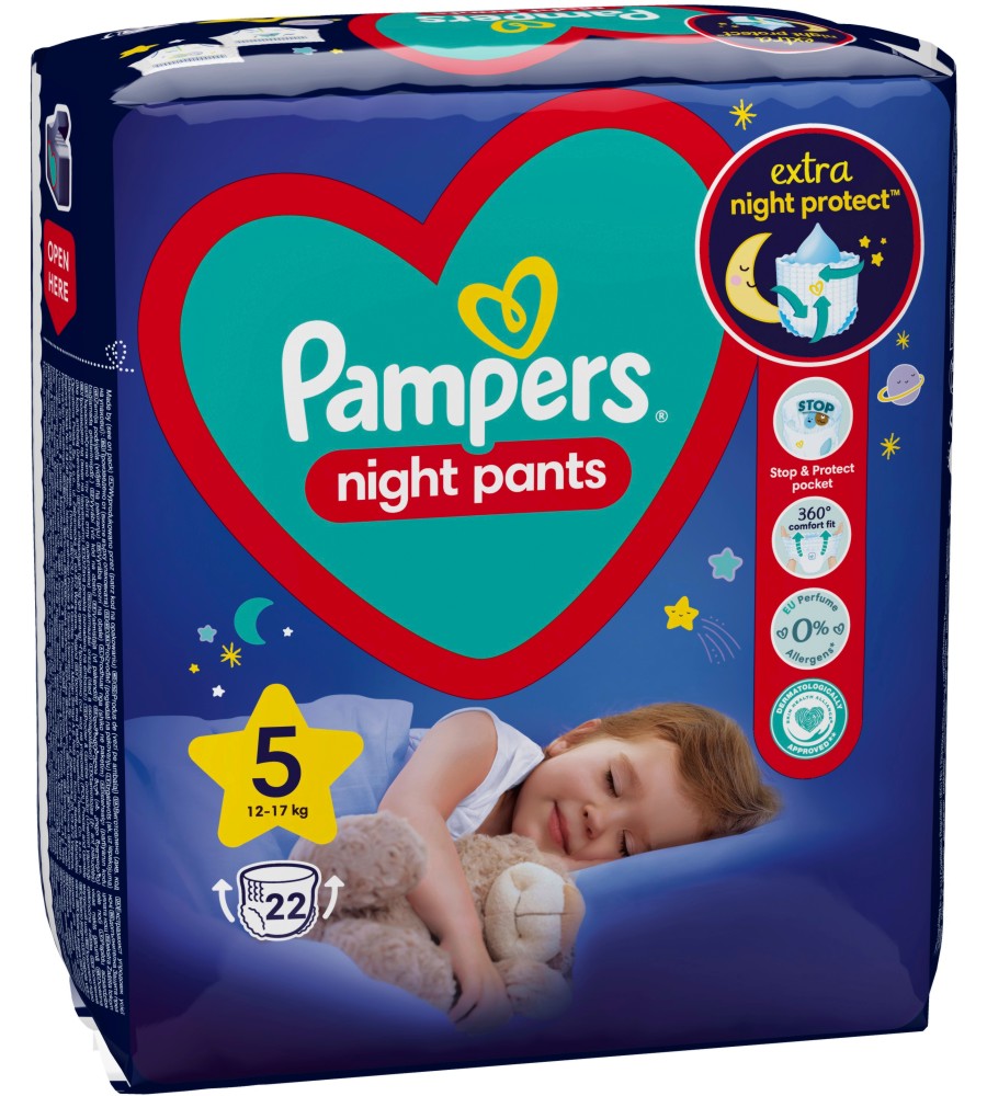  Pampers Night Pants 5 - 22 ,   12-17 kg - 