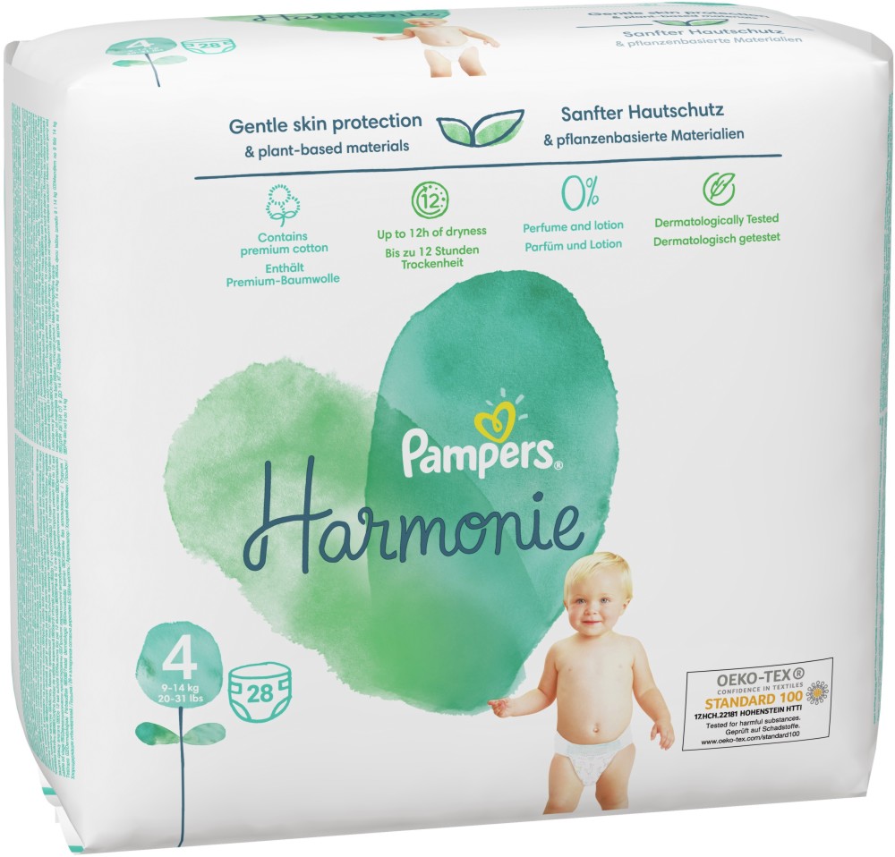  Pampers Harmonie 4 - 28 ,   9-14 kg - 