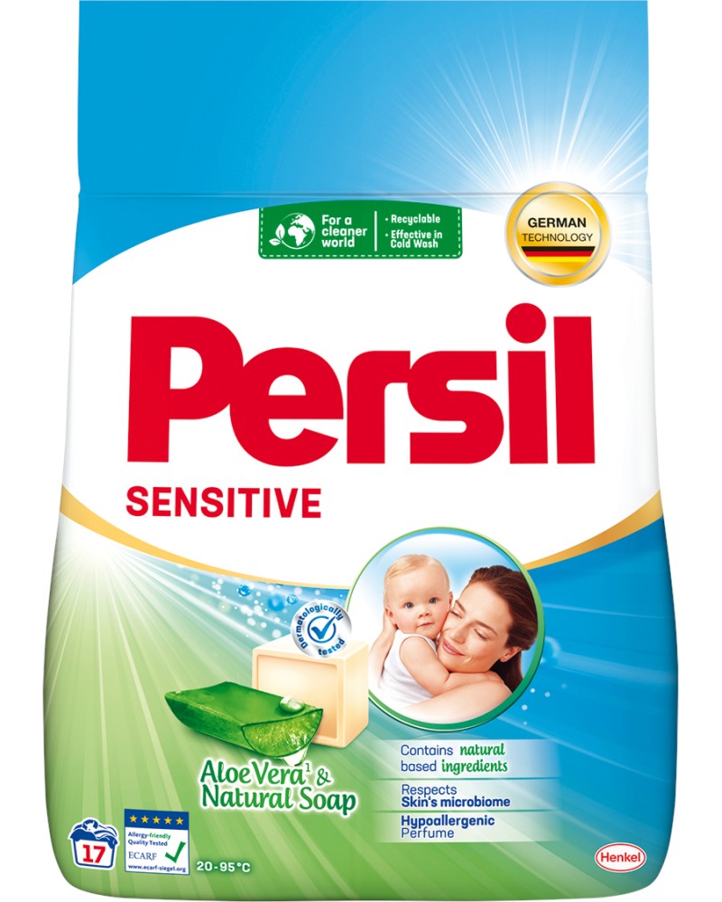    Persil Sensitive - 1.020 ÷ 2.340 kg,    -  