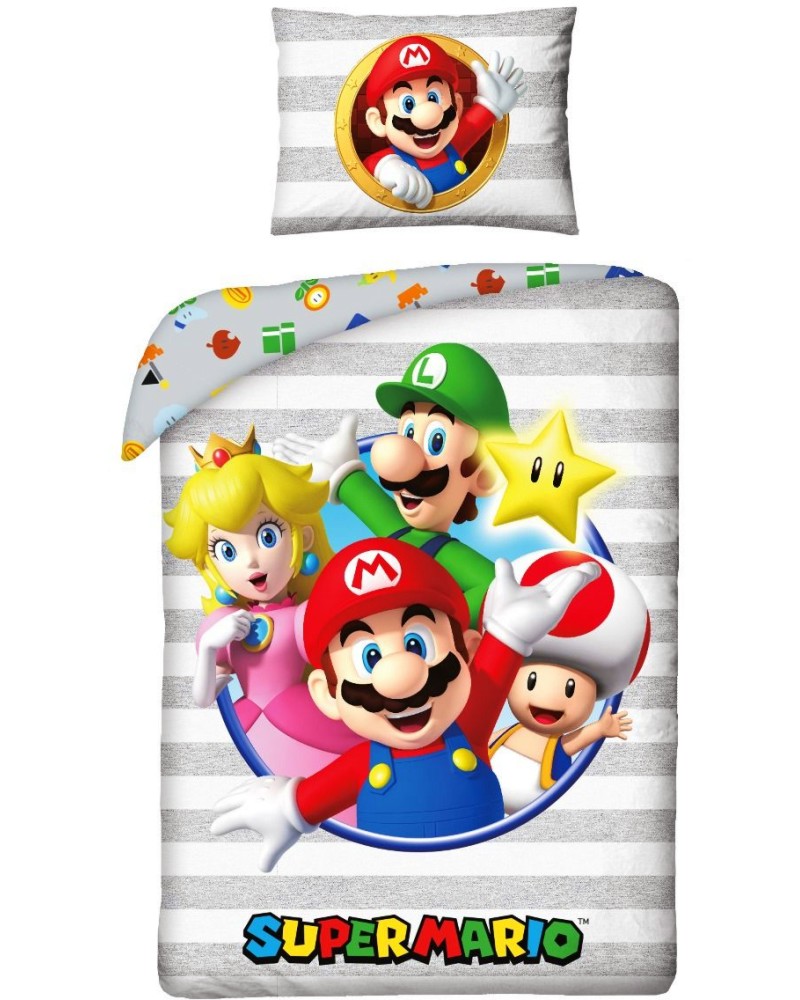     2  Super Mario Fun - 140 x 200 cm,     - 