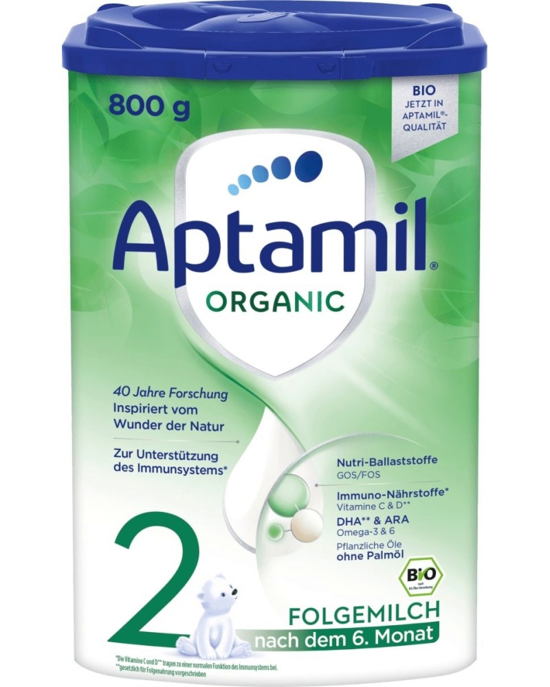    Aptamil Organic 2 - 800 g,  6+  - 