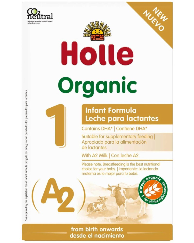      Holle Organic A2 1 - 400 g,   - 
