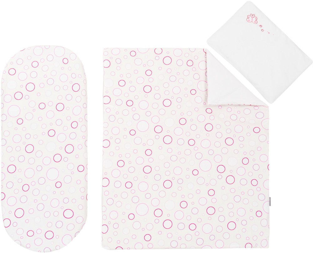       6  Kikka Boo Pink Circles -   40 x 80 cm - 