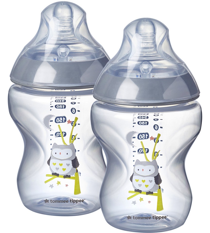   Tommee Tippee - 2  x 260 ml,   Closer to Nature, 0+  - 