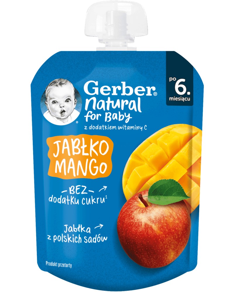       Nestle Gerber Natural for Baby - 80 g,  6+  - 