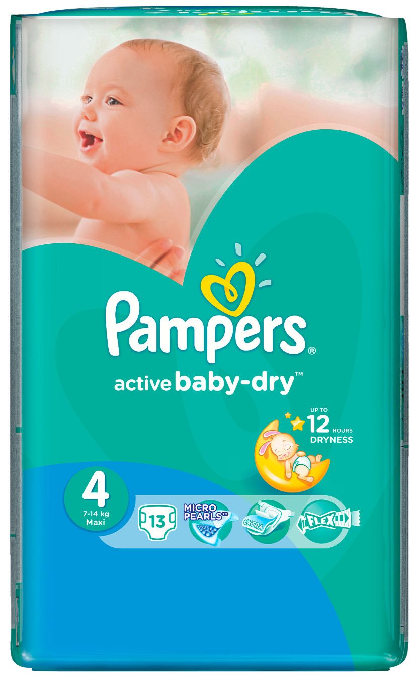 store.bg - Pampers Active Baby Dry 4 - Maxi - Пелени за еднократна