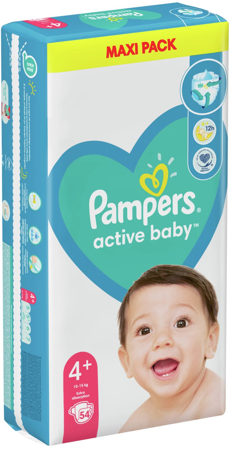 Pampers Active Baby 4+ store.bg