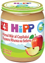 Био пюре от ябълки HiPP - 125 g, за 4+ месеца - продукт