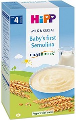 HiPP - Инстантна пребиотик млечна каша "Първата каша на бебето" - Опаковка от 250 g за бебета над 4 месеца - продукт