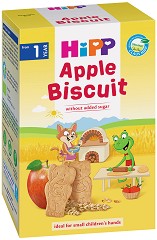 Био бебешки бисквити с ябълка HiPP - 150 g, за 12+ месеца - продукт