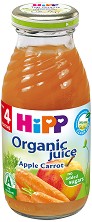 Сок от био ябълки и моркови - Шише от 200 ml за бебета над 4 месеца - продукт
