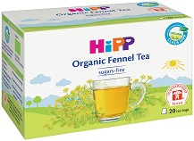 Био чай на пакетчета с копър HiPP - 30 g, за 1+ месец - продукт