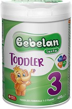 Преходно мляко - Bebelan Lacta Toddler 3 - Метална кутия от 400 g за бебета от 1 до 3 години - продукт