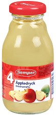 Сок от ябълки Semper - 200 ml, за 4+ месеца - продукт