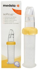 Бебешко шише Medela Softcup Advanced Cup Feeder  - 80 ml, за бебета с проблеми с храненето - продукт